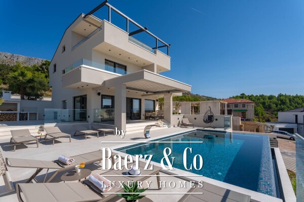 photo 1 Split, Podstrana elegant luxury villa with panoramic sea view