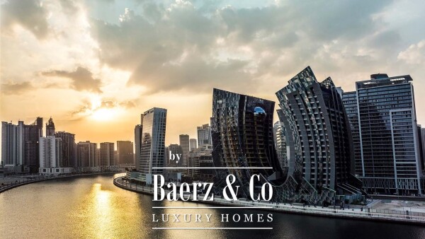 photo 1 Architectural Elegance – 4BR Residence at Da Vinci Tower by Pagani | Canal-Facing Luxury