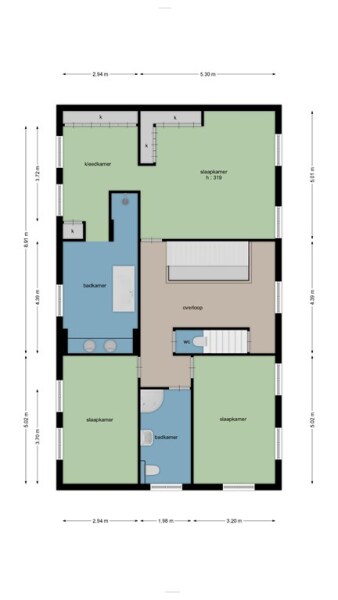 Floor Plan 2 - Hoogbraak 48