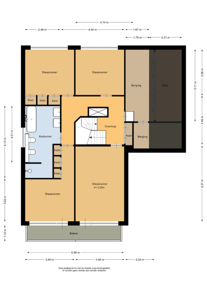 Floor Plan 5 - Burgemeester Lepelaarssingel 11