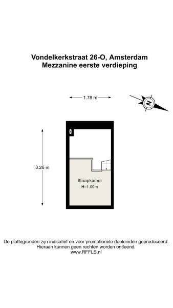 Floor Plan 5 - Vondelkerkstraat 26 O