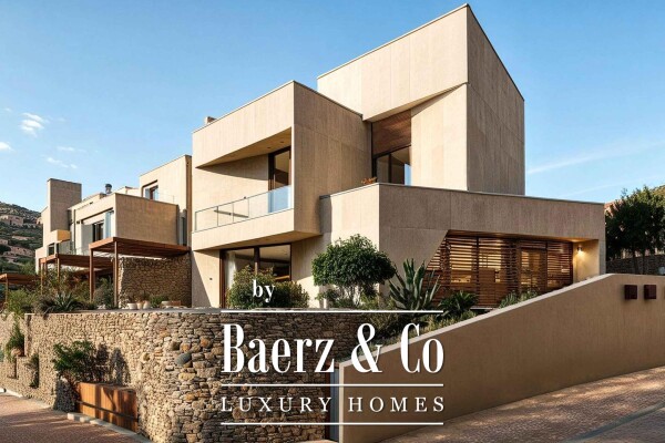 photo 1 Klis, a modern villa with a swimming pool under construction