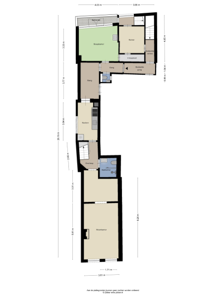 Floor Plan 2 - Dwars Koornbrugsteeg 8