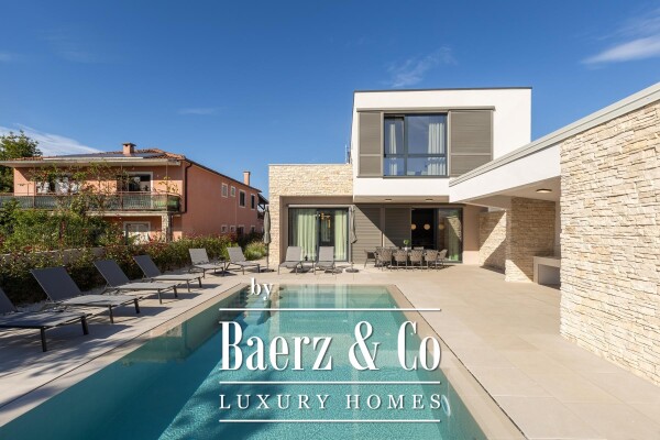 photo 1 Istria, Umag, spacious modern house with stone details and heated pool