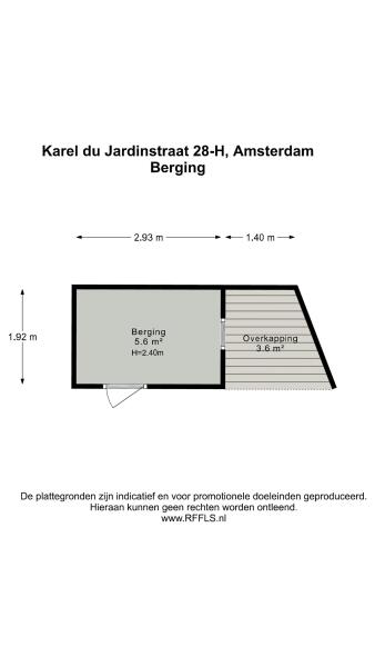 Floor Plan 7 - Karel du Jardinstraat 28 H