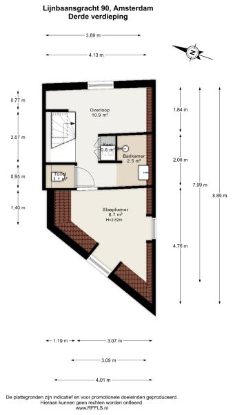 Floor Plan 5 - Lijnbaansgracht 90
