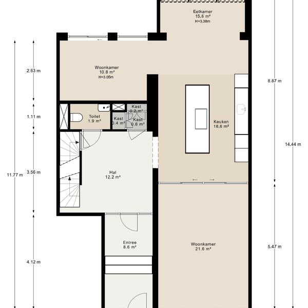 Floor Plan 5 - Valeriusstraat 137 H