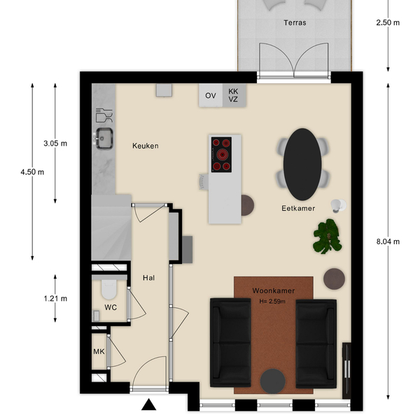 Floor Plan 1 - Bergsingel 51